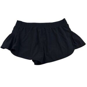JoyLab Running Shorts Black Lined Ruffle Women's Size XXL